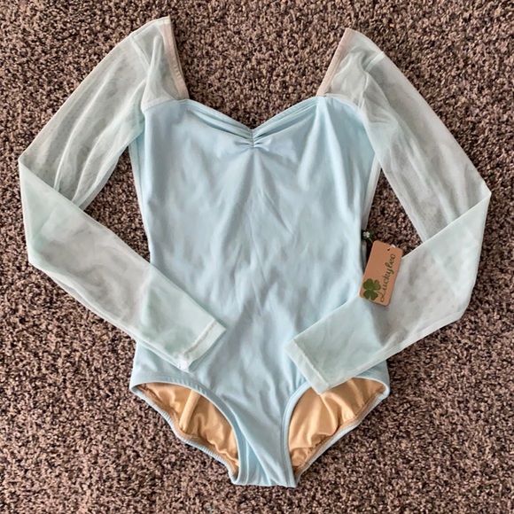 Luckyleo Other - SOLD Luckyleo NEW Angel Sky Blue Mesh Sleeve M